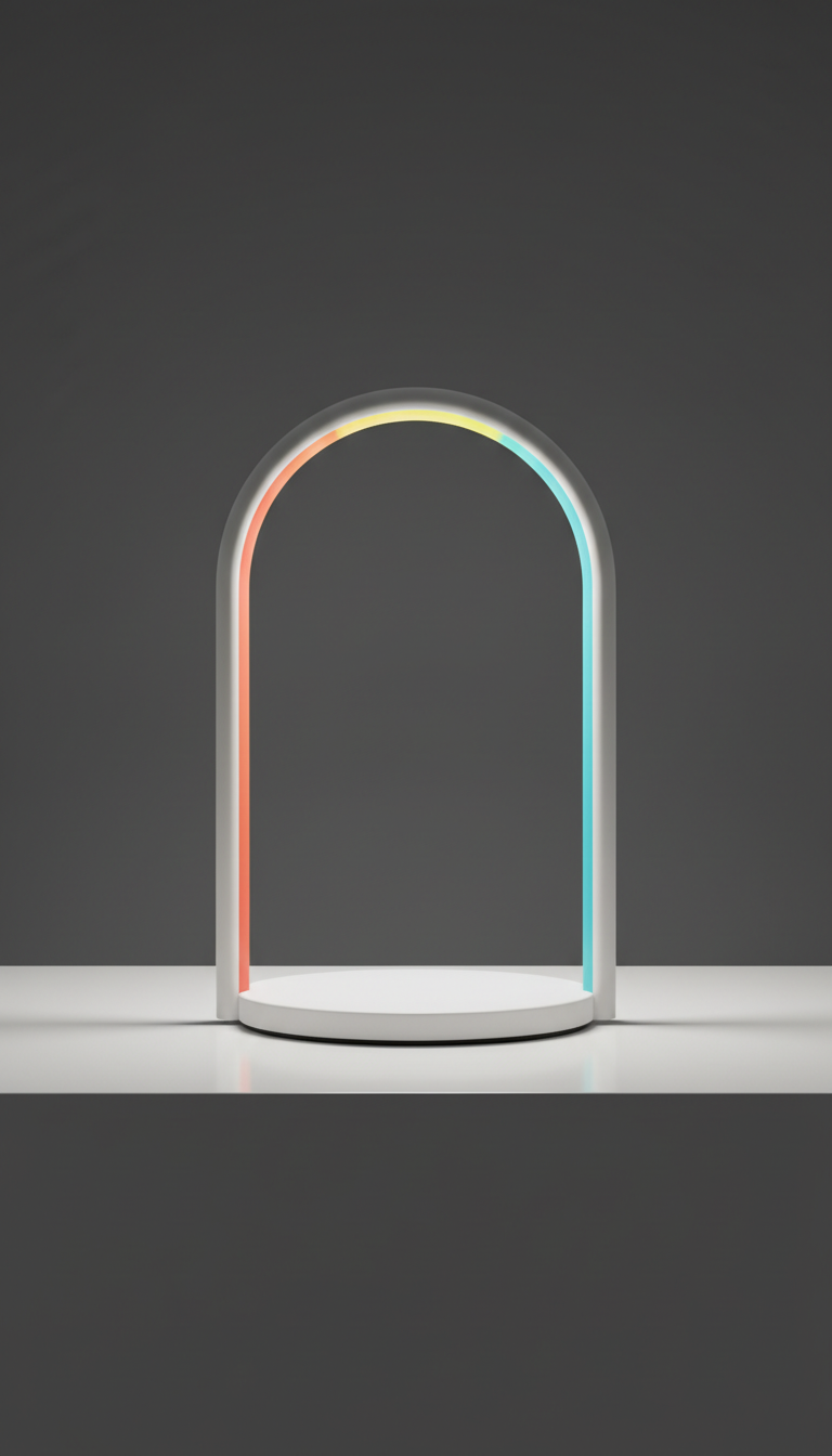 LED rainbow desk lamp